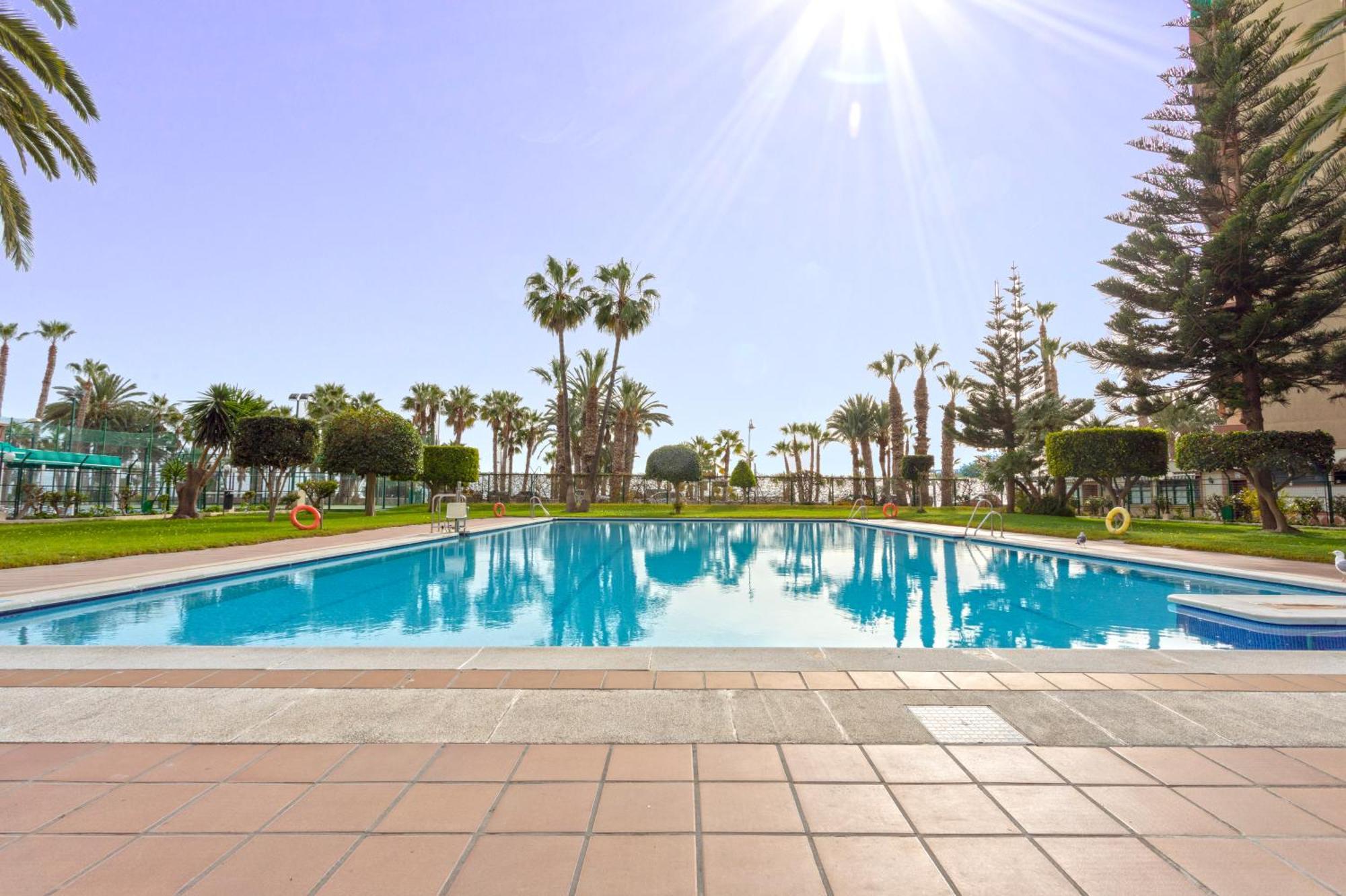 1003 - Seafront Apartment On El Paseo - Air Conditionning - Wi-Fi - Smart Tv Альмуньекар Экстерьер фото