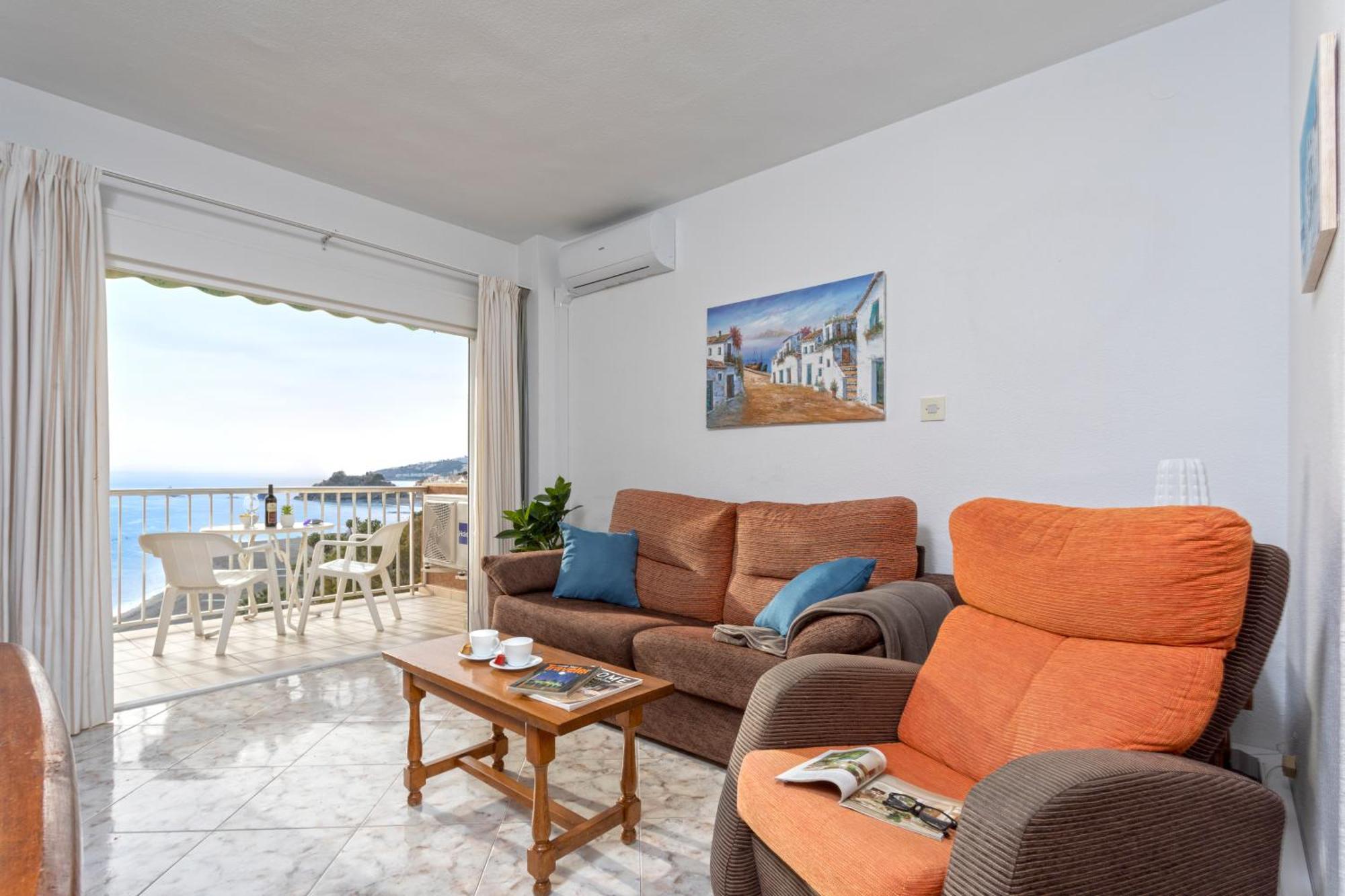 1003 - Seafront Apartment On El Paseo - Air Conditionning - Wi-Fi - Smart Tv Альмуньекар Экстерьер фото