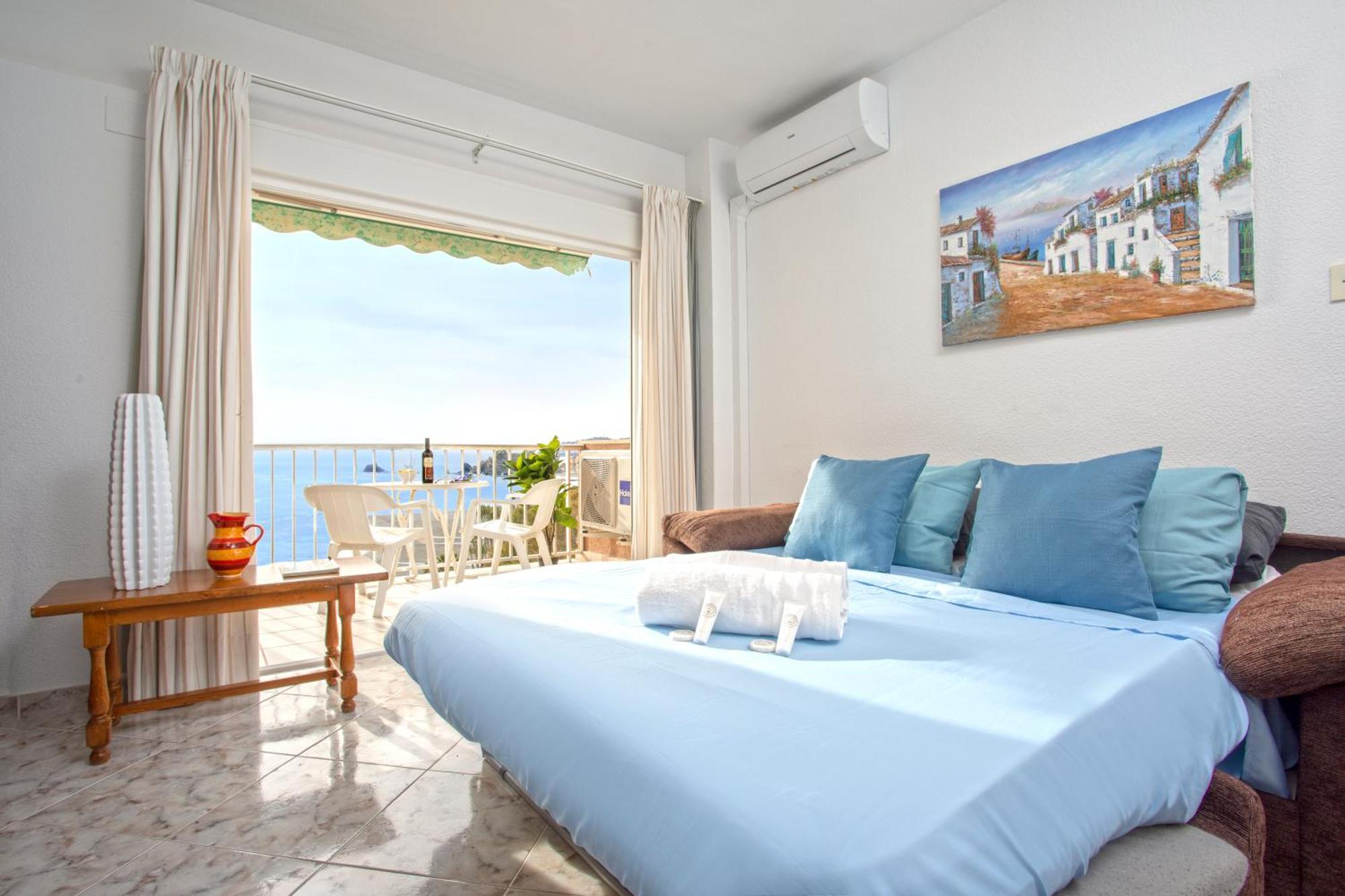 1003 - Seafront Apartment On El Paseo - Air Conditionning - Wi-Fi - Smart Tv Альмуньекар Экстерьер фото